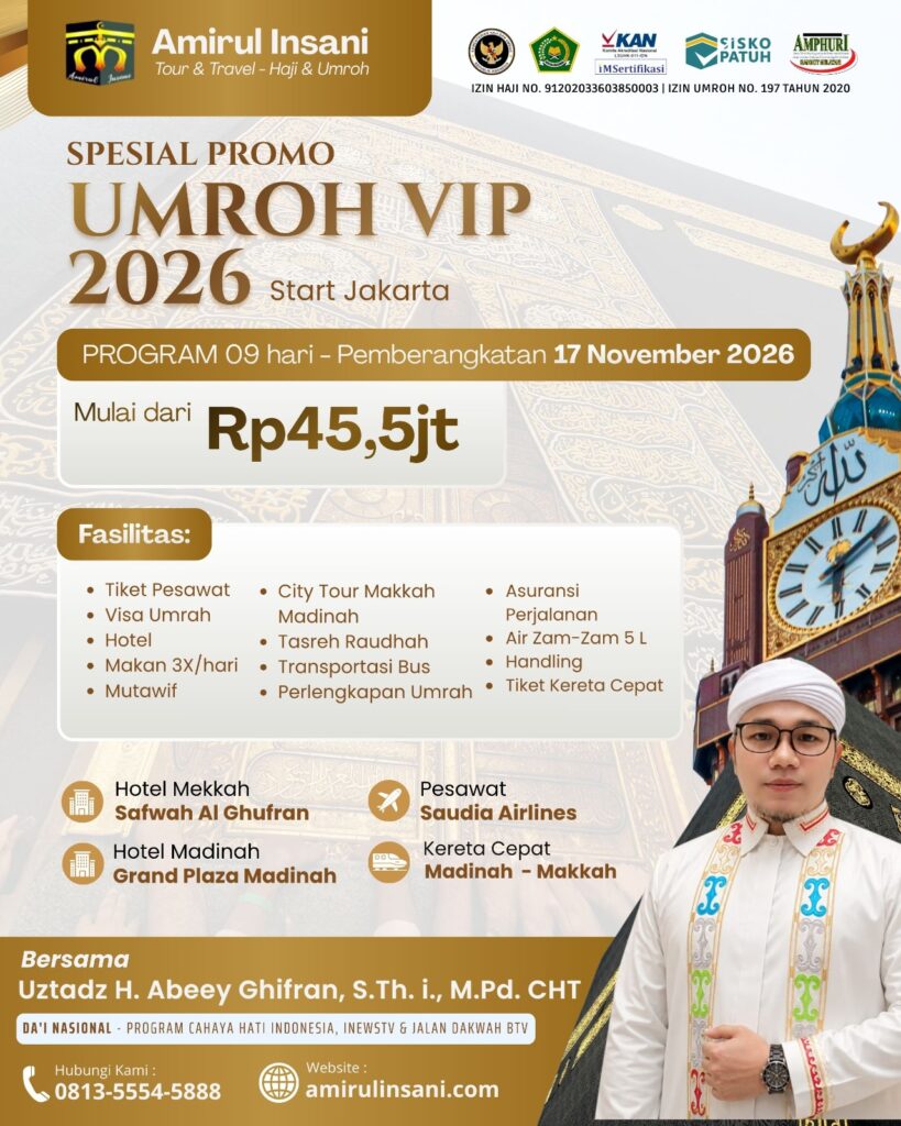 Paket Umroh VIP November 2026
