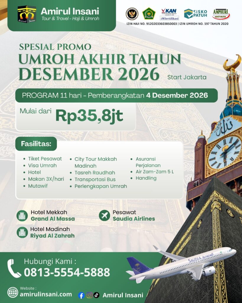 Paket Umroh Akhir Tahun